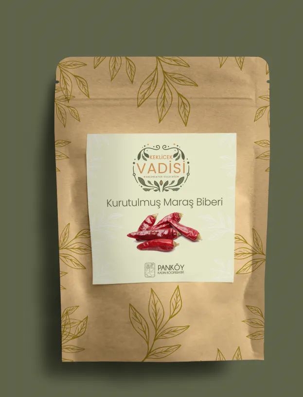 250 gr Kurutulmuş Maraş Biberi (Atom)