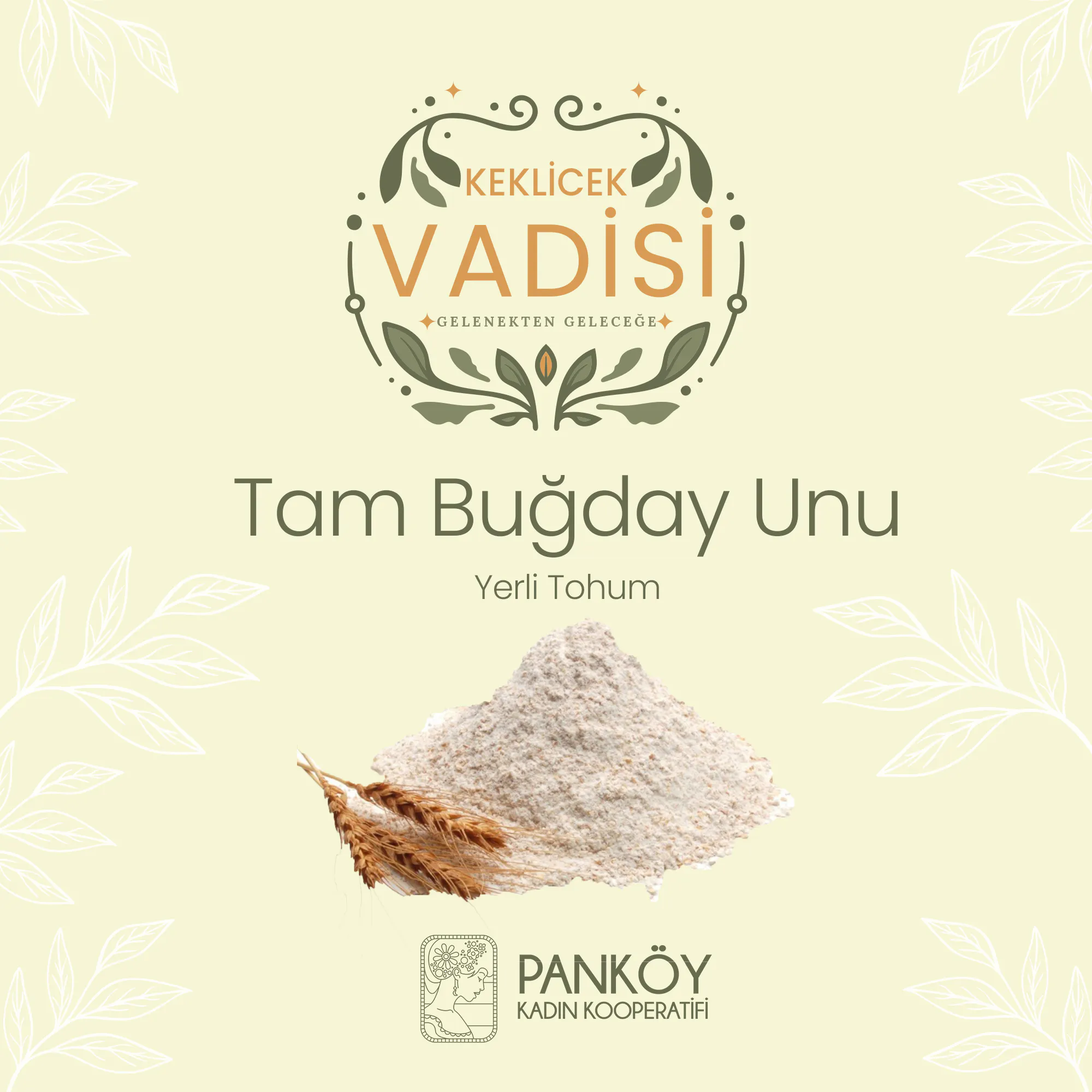 3 kg Ata tohum Tam Buğday unu