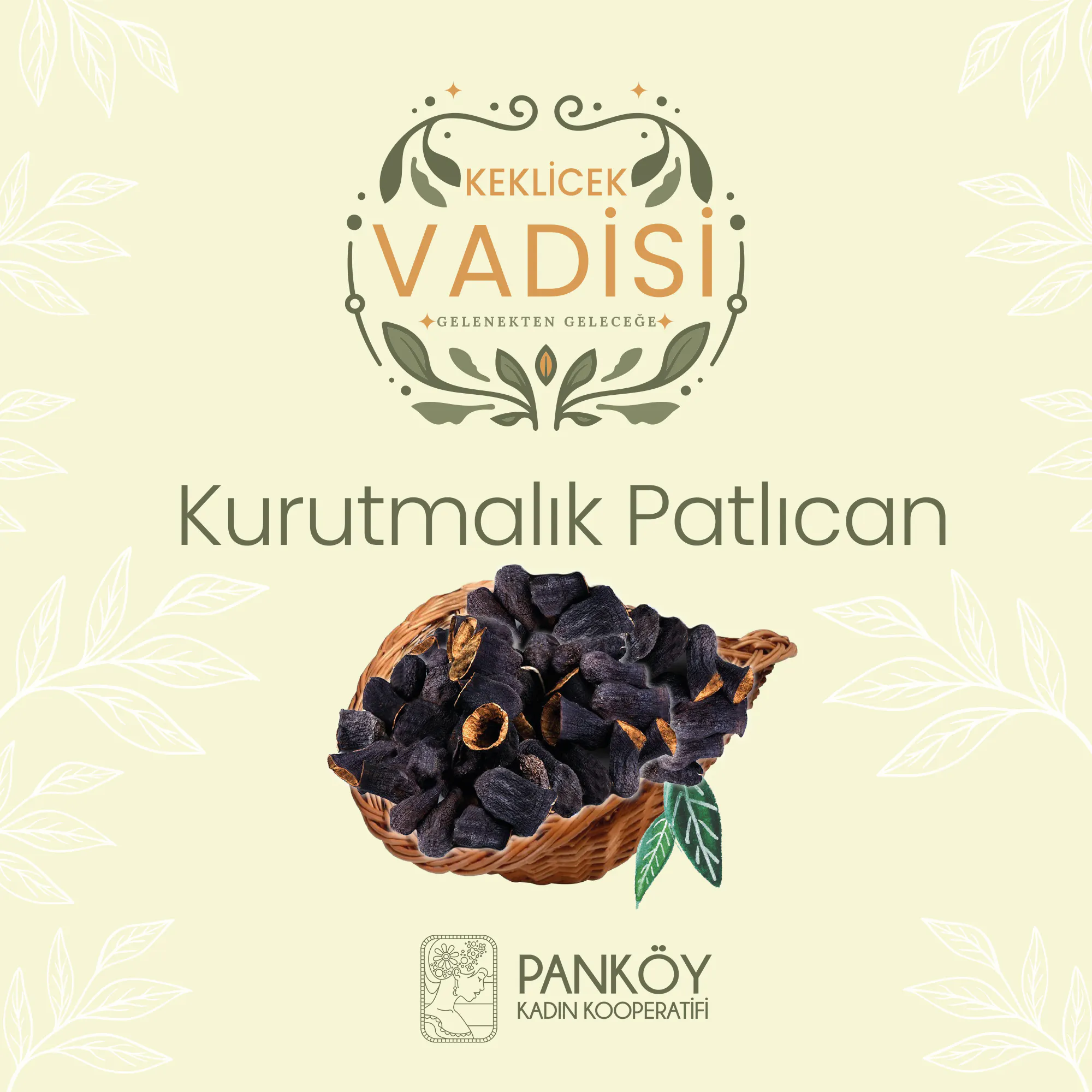 3 Dizim Dolmalık Patlıcan Kurusu