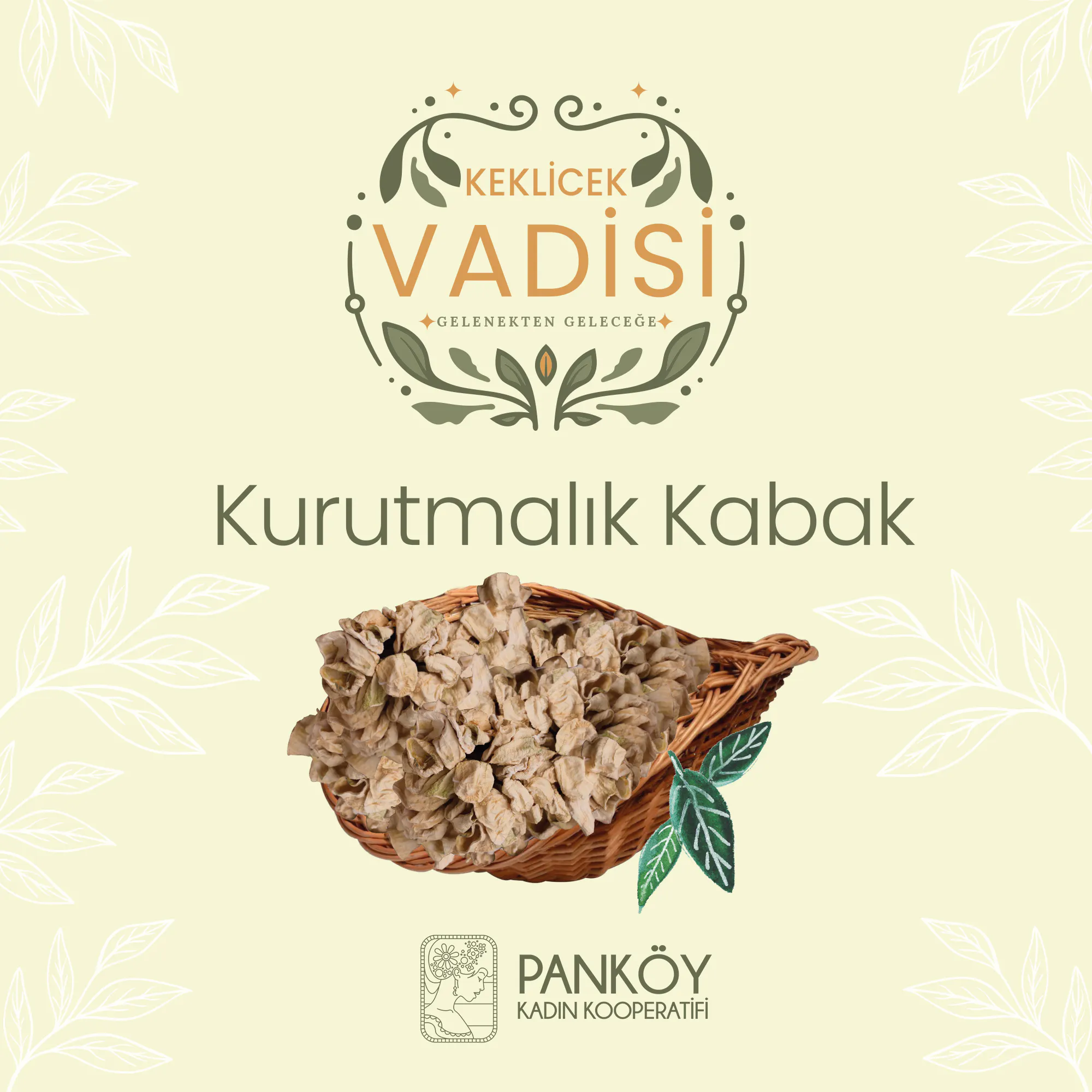 3 Dizim Dolmalık Kabak Kurusu