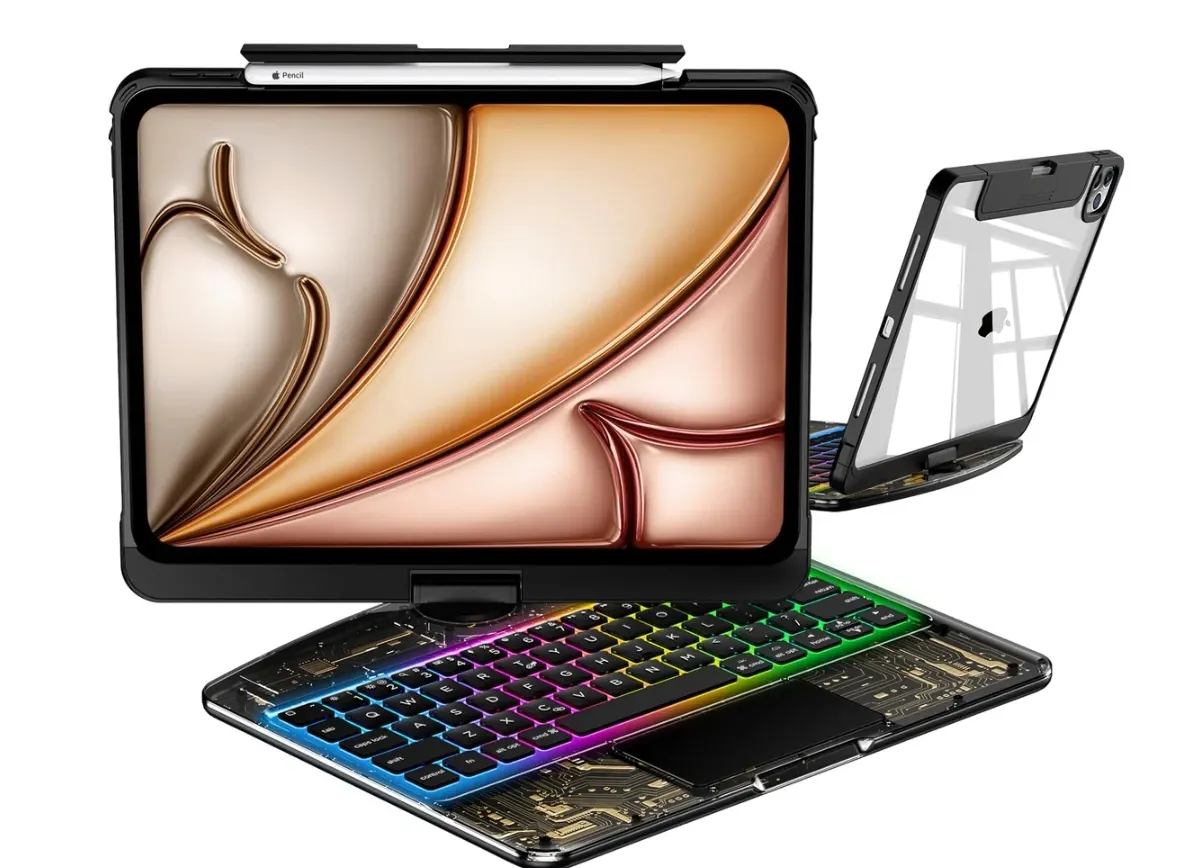 Rotatable iPad Keyboard Case 360°