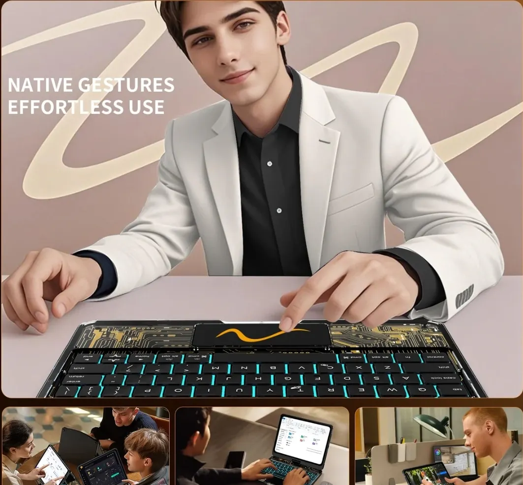 Rotatable iPad Keyboard Case 360°